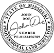 LANDSURV-MO - Land Surveyor - Missouri - 1-3/4" Dia