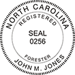 FOREST-NC - Forester - North Carolina -1-5/* Dia 