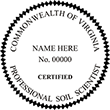 SOILSCI-VA - Soil Scientist - Virginia - 2" Dia