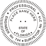 Engineer Surveyor - Florida - 1-7/8" Dia